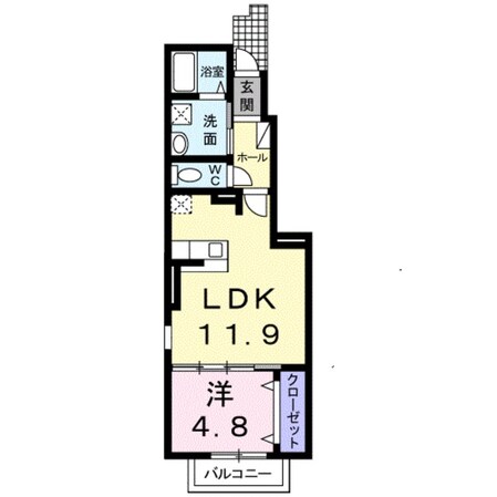 エスペランサⅡの物件間取画像